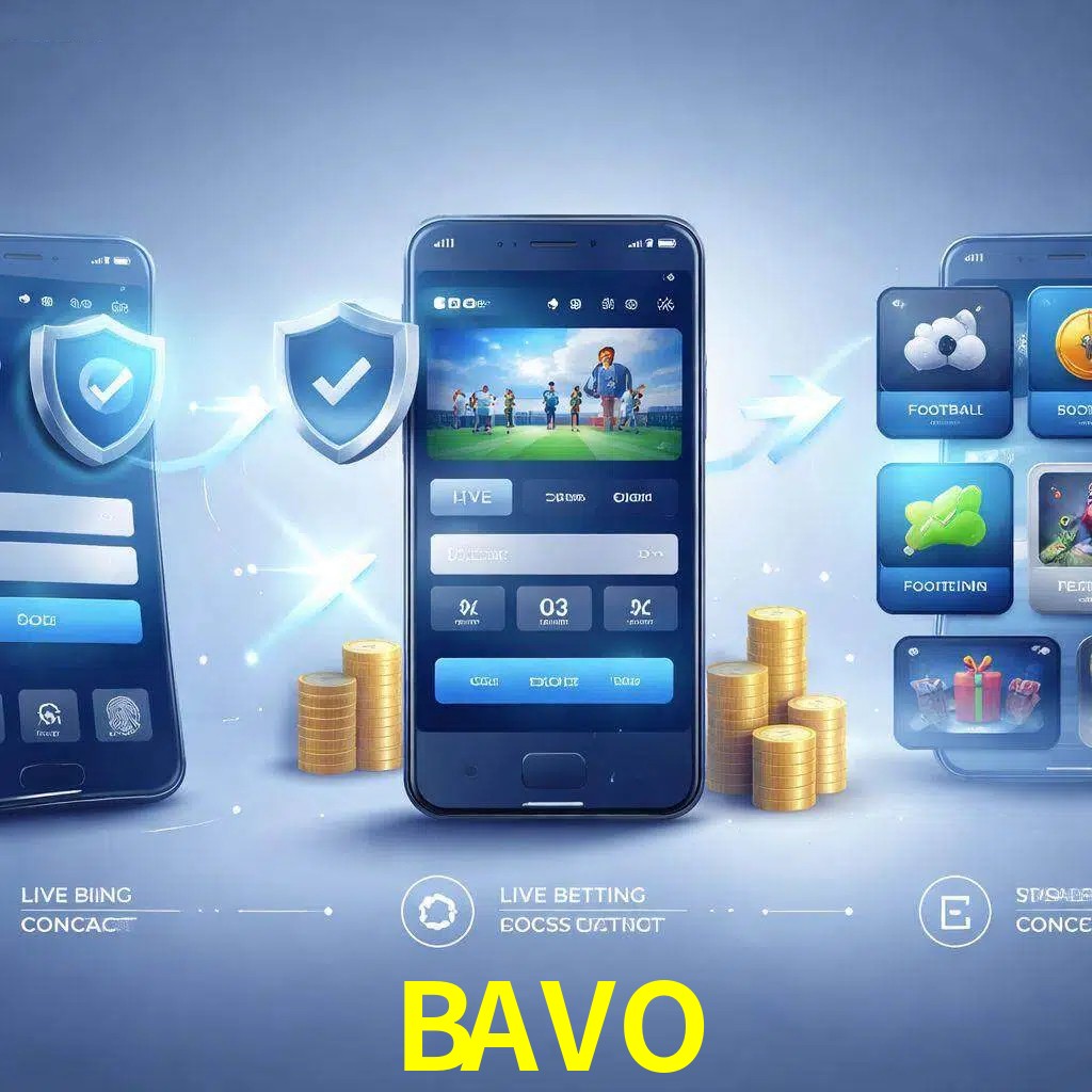Pasos de acceso a la app BAVO en pantalla de teléfono móvil